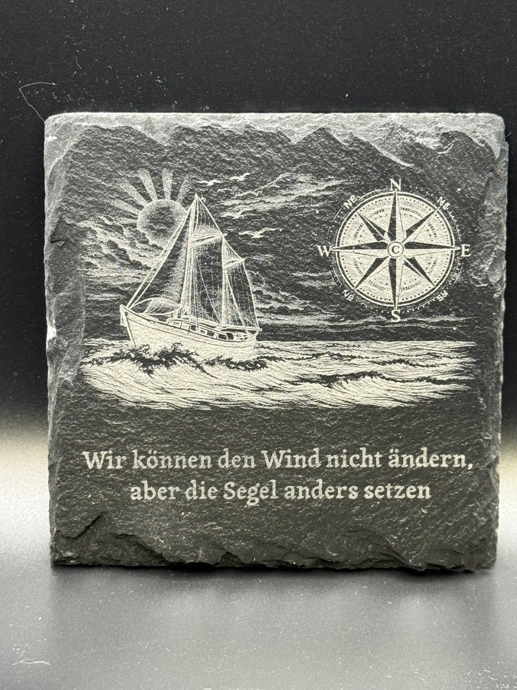 Schieferplatte mit individueller Gravur